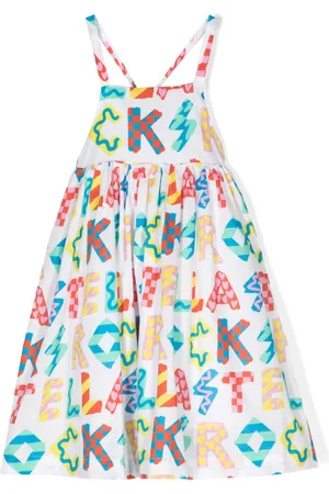 Stella McCartney Vestido acampanado con estampado Rocks