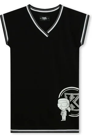 Karl Lagerfeld Vestido K/IKONIK con detalle a rayas