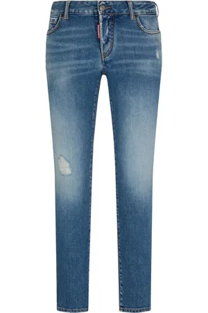 Dsquared2 Vaqueros ajustados con parche del logo