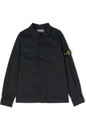 Stone Island Camisa con distintivo Compass