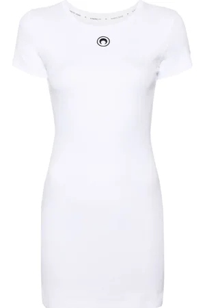 Marine Serre Vestido estilo camiseta