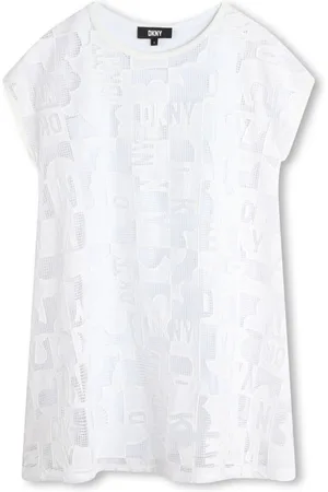 DKNY Vestido con logo en jacquard