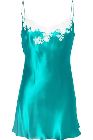 CARINE GILSON Slip dress con encaje