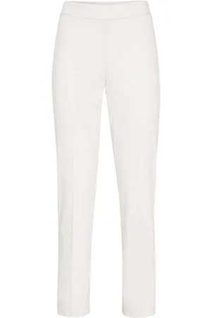 Brunello Cucinelli Pantalones capri con diseño stretch