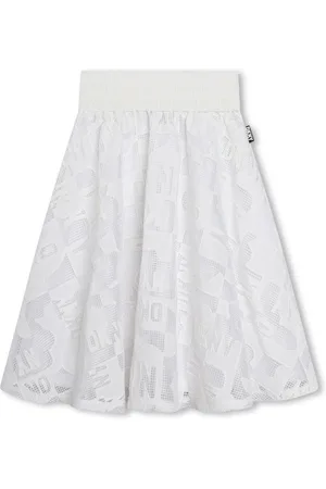 DKNY Falda midi con encaje