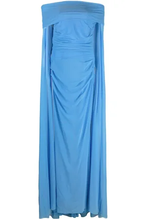 TALBOT RUNHOF Vestido largo con hombros descubiertos