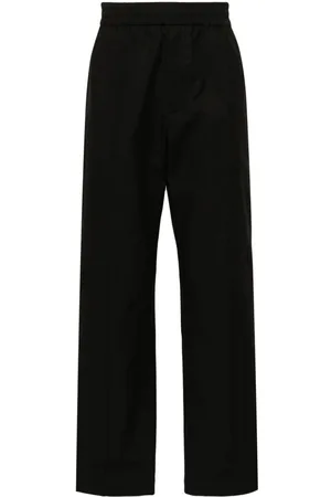 VALENTINO GARAVANI Pantalones rectos con detalle en V