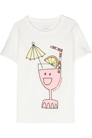 Stella McCartney Camiseta con logo estampado