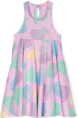 Stella McCartney Vestido con estampado Shell