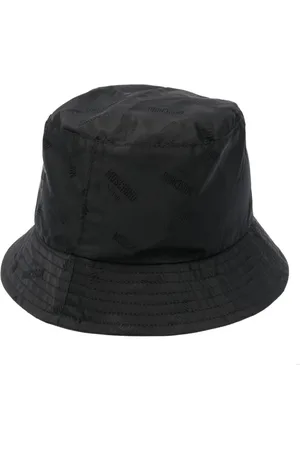 Moschino Sombrero de pescador con logo en jacquard