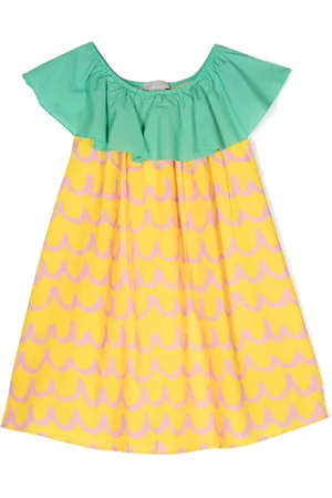 Stella McCartney Vestido Pineapple en intarsia