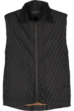 Issey Miyake Chaleco con cremallera