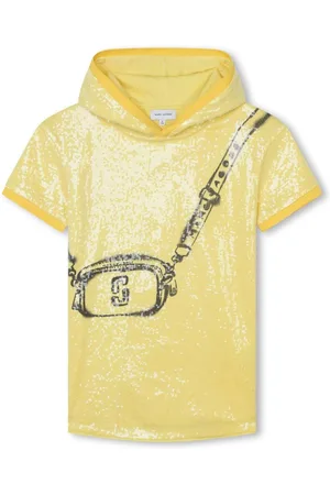 Marc Jacobs Vestido con capucha y estampado Snapshot
