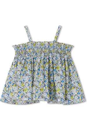 BONPOINT Blusa Abricot con estampado floral