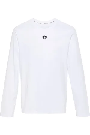 Marine Serre Camiseta con motivo de lunas crecientes