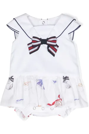 Lapin House Vestido con detalle de lazo