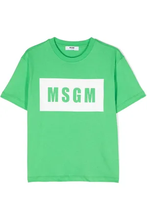 Msgm Camiseta con logo y sello