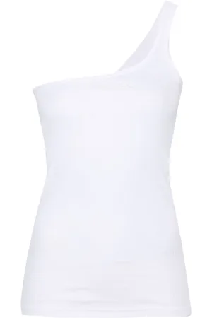 Isabel Marant Top Tresia con logo bordado