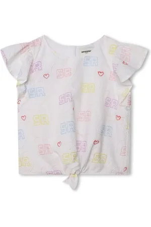 Sonia Rykiel Enfant Blusa con detalles de cristal