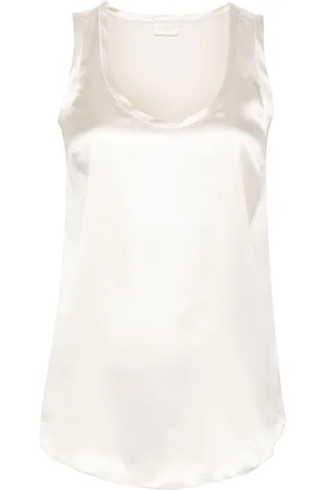 Brunello Cucinelli Top de seda