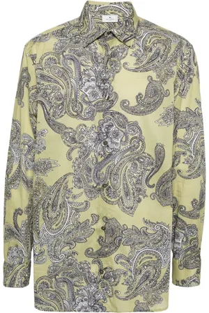 Etro Camisa con estampado de cachemira