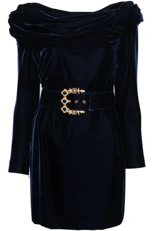 A.N.G.E.L.O. Vintage Cult Vestido con detalle drapeado 1980