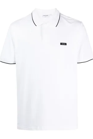 Calvin Klein Polo con aplique del logo