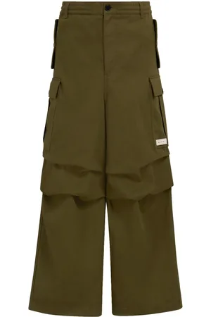 Marni Pantalones cargo con parche del logo