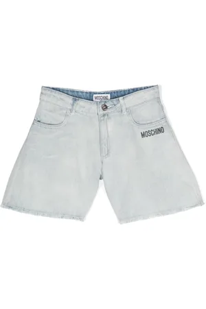 Moschino Pantalones vaqueros cortos con flecos