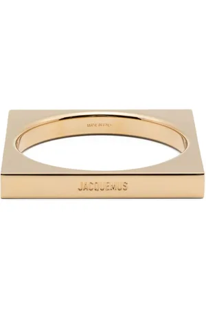 Jacquemus Pulsera Le Bracelet con logo grabado