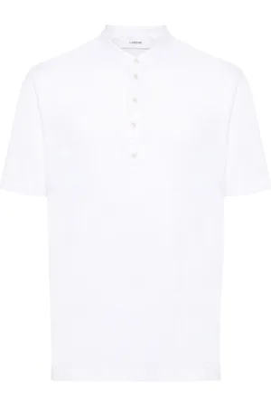 LARDINI Camiseta con cuello alzado