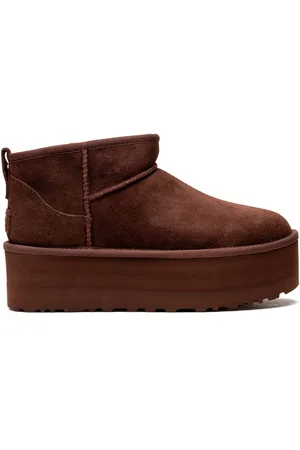UGG Botas Classic Ultra Mini Platform Burnt Cedar