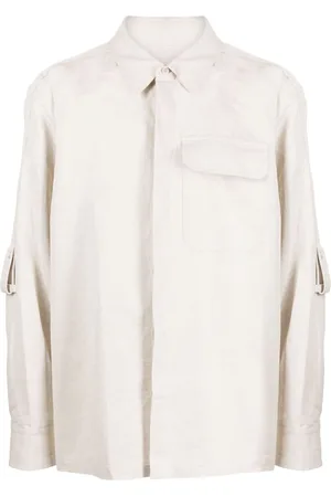 Helmut Lang Camisa con botones ocultos