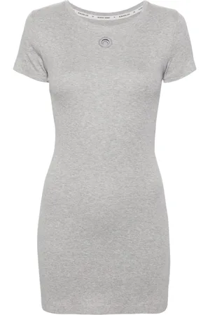 Marine Serre Vestido estilo camiseta