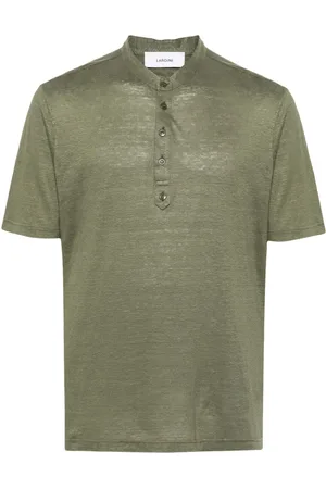 LARDINI Camiseta con cuello alzado