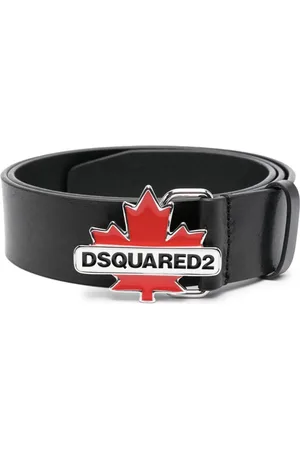 Dsquared2 Cinturón con placa y logo