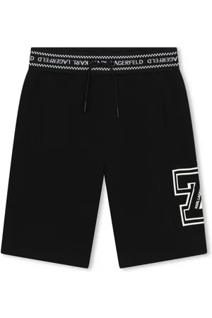 Karl Lagerfeld Bermudas con logo estampado y cordones