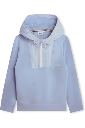 HUGO BOSS Sudadera con capucha y media cremallera