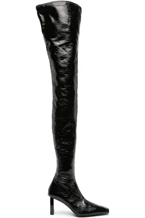 Courrèges Botas altas con tacón de 85 mm