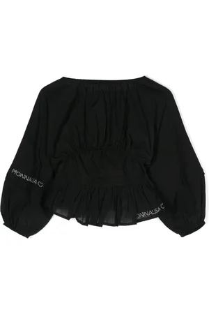 MONNALISA Blusa con aplique del logo