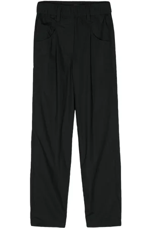 Brunello Cucinelli Pantalones capri con cinturilla elástica