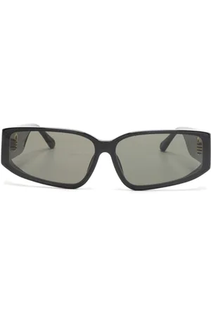 Linda Farrow Gafas de sol Senna con montura rectangular