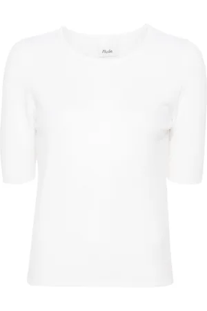 Allude Top con cuello redondo