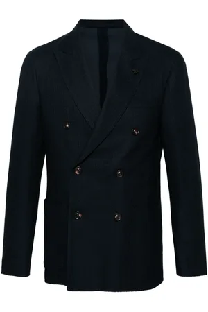 LARDINI Blazer con detalle de broche