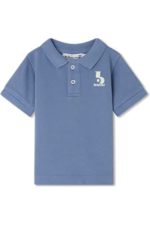 BONPOINT Polo con logo Finn bordado