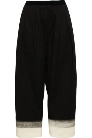 Maison Margiela Pantalones anchos a rayas diplomáticas