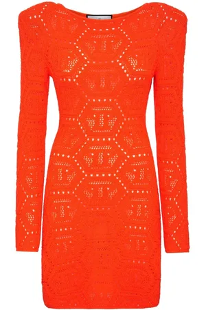 Philipp Plein Vestido corto con monograma