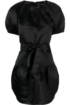 Cynthia Rowley Vestido corto de satén ajustado