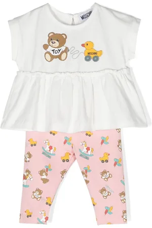 Moschino Set de pantalones con ilustración estampada