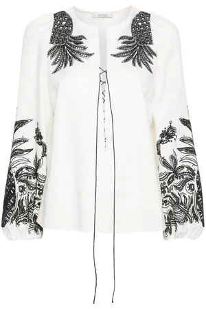 Dorothee Schumacher Blusa con piña bordada